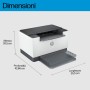 HP LaserJet Stampante M209dw, Bianco e nero, Stampante per Abitazioni e piccoli uffici, Stampa, Stampa fronte/retro dim (6GW62F)