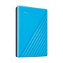 Western Digital My Passport disco rigido esterno 4 TB 3.2 Gen 1 (3.1 Gen 1) Blu (WDBPKJ0040BBL-WESN)