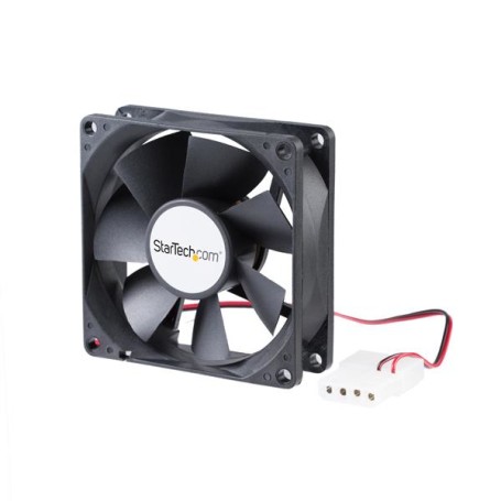 StarTech.com Ventola computer con doppio cuscinetto a sfera 80x25 mm con connettore LP4 (FANBOX)