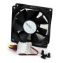 StarTech.com Ventola computer con doppio cuscinetto a sfera 80x25 mm con connettore LP4 (FANBOX)