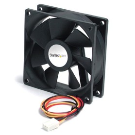 StarTech.com High Air Flow 9.25 cm Dual Ball Bearing Case Fan with TX3 Connector Case per computer Nero (FAN9X25TX3H)