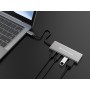 Conceptronic HUBBIES15G hub di interfaccia USB 3.2 Gen 2 (3.1 Gen 2) Type-C 10000 Mbit/s Grigio