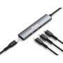 Equip 128963 hub di interfaccia USB 3.2 Gen 1 (3.1 Gen 1) Type-C 5000 Mbit/s Nero, Argento