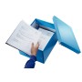 Leitz Click & Store scatola per la conservazione di documenti MDF, Polipropilene (PP) Blu (60440036)