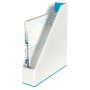 Leitz 53621036 scatola per la conservazione di documenti Poliestere Blu, Bianco (53621036)
