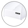 HAN TWIN portariviste Plastica Trasparente (1611-23)