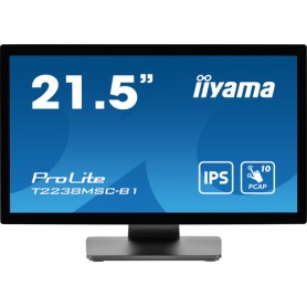 iiyama ProLite T2238MSC-B1 Monitor PC 54,6 cm (21.5") 1920 x 1080 Pixel Full HD LED Touch screen Nero (T2238MSC-B1)