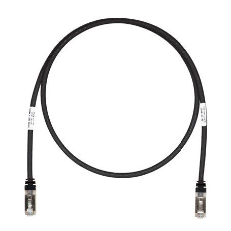 Panduit Cat6A S/FTP RJ-45 cavo di rete Nero 0,5 m S/FTP (S-STP) (STP6X0.5MBL)