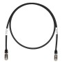 Panduit Cat6A S/FTP RJ-45 cavo di rete Nero 0,5 m S/FTP (S-STP) (STP6X0.5MBL)