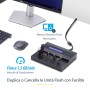 StarTech.com USBDUPE17 duplicatore multimediale Duplicatore di chiavetta USB 7 copie Nero (USBDUPE17)
