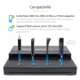 StarTech.com USBDUPE17 duplicatore multimediale Duplicatore di chiavetta USB 7 copie Nero (USBDUPE17)