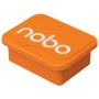 Nobo Haftmagnet Orange, 4 Stück Magnete per lavagna bianca (1905327)