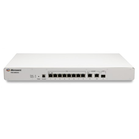 Microsemi PDS-408G Gestito L2 Gigabit Ethernet (10/100/1000) Supporto Power over Ethernet (PoE) Bianco (PDS-408G/AC-EU)