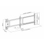 Multibrackets 2642 Supporto per display espositivi 190,5 cm (75") Nero (MB2642)
