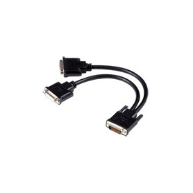 Matrox CAB-L60-2XDF cavo e adattatore video 0,3 m 1x LFH60 2x DVI-I Nero (CAB-L60-2XDF)