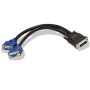 Matrox LFH60 - 2x HD15 0,3 m 2 x VGA (D-Sub) Nero (CAB-L60-2XAF)