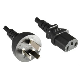 Microconnect PE150418 cavo di alimentazione Nero 1,8 m Spina di alimentazione di tipo I Accoppiatore C13 (EEPE150418)