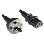 Microconnect PE150418 cavo di alimentazione Nero 1,8 m Spina di alimentazione di tipo I Accoppiatore C13 (EEPE150418)