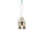 StarTech.com Cavo in fibra ottica multimodale OM4 LC a LC (UPC) con linguette push-pull, 10m, 50/125µm, Reti 100G, Insensibile  (450FBLCLC10PP)