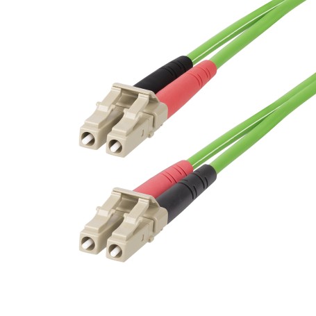 StarTech.com Cavo in Fibra Ottica Multimodale da LC a LC (UPC) OM5 da 10m, Cavo Patch Duplex LOMMF 50/125µm, VCSEL, 40G/100G, I (LCLCL-10M-OM5-FIBER)