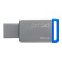 Kingston Technology DataTraveler 50 64GB unità flash USB USB tipo A 3.2 Gen 1 (3.1 Gen 1) Blu, Argento (DT50/64GB)