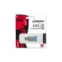 Kingston Technology DataTraveler 50 64GB unità flash USB USB tipo A 3.2 Gen 1 (3.1 Gen 1) Blu, Argento (DT50/64GB)