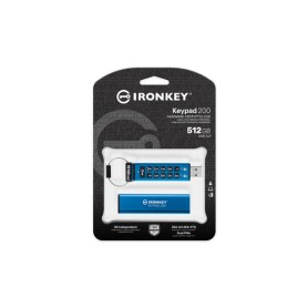 Kingston Technology IronKey Keypad 200 da 512 GB, FIPS 140-3 livello 3 (in fase di approvazione) crittografata AES-256 (IKKP200/512GB)