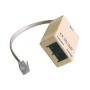 Digicom 8E4141 adattatore per inversione del genere dei cavi RJ-11 M 2 x RJ11 FM Beige, Grigio (8E4141)