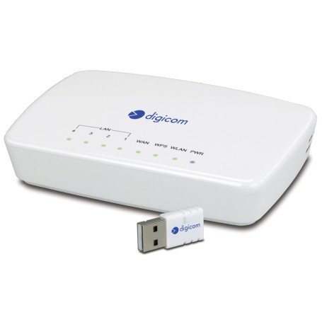 Digicom 8E4466 router wireless Fast Ethernet 4G Bianco (8E4466)