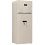 Beko RCNE560E40DBN frigorifero con congelatore Libera installazione 497 L E Sabbia (7298243104)