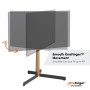 TVS 3695 FLOORSTAND OAK STEEL (VOG3836950)
