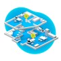 FRITZ! Powerline 1240E WLAN 1200 Mbit/s Collegamento ethernet LAN Wi-Fi Rosso, Bianco 2 pz (20002755)
