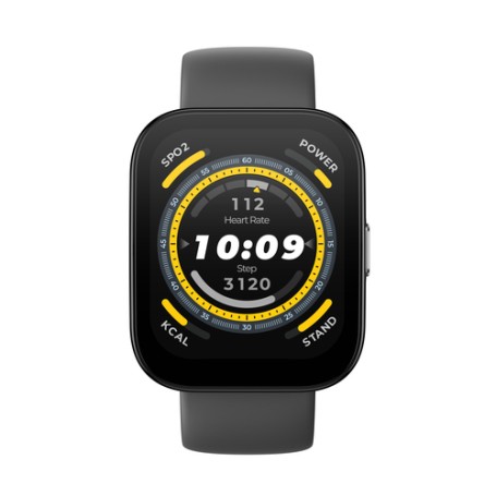 Amazfit Bip 5 4,85 cm (1.91") LCD 38 mm Digitale 320 x 380 Pixel Touch screen Nero GPS (satellitare) (W2215EU1N)