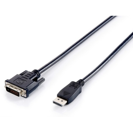 Equip 119336 cavo e adattatore video 2 m DisplayPort DVI-D Nero (119336)