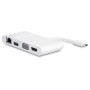 StarTech.com Adattatore multiporta USB-C - Dock da viaggio USB-C a HDMI 4K o VGA 1080p - Gigabit Ethernet, 5 Gbps USB-A 3.0 - Ad (DKT30CHVW)
