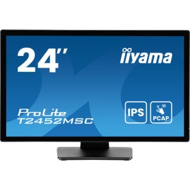iiyama ProLite T2452MSC-B1AG Monitor PC 60,5 cm (23.8") 1920 x 1080 Pixel Full HD LED Touch screen Nero