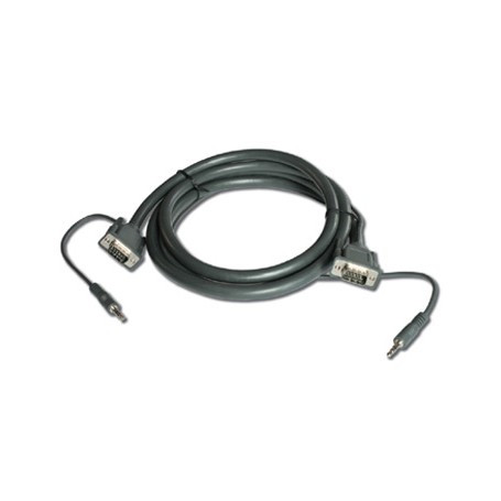 Kramer Electronics 15-pin HD + 3.5mm Audio Cable 22,9 m VGA (D-Sub) + 3.5mm Nero (C-GMA/GMA-75)