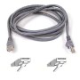 Belkin High Performance Category 6 UTP Patch Cable 10m cavo di rete Grigio (A3L980B10M-S)