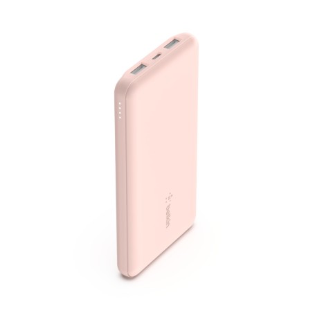 Belkin POWERBANK 10K CON CAVO USB-A USB-C - ROSA (BPB011BTRG)