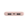 Belkin POWERBANK 10K CON CAVO USB-A USB-C - ROSA (BPB011BTRG)