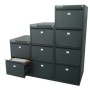 Bertesi 4102 schedario e accessori Acciaio Nero (4102)