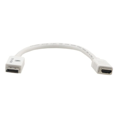 Kramer Electronics DP - HDMI 0.3m 0,3 m DisplayPort Bianco (ADC-DPM/HF)