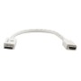 Kramer Electronics DP - HDMI 0.3m 0,3 m DisplayPort Bianco (ADC-DPM/HF)