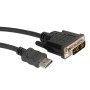 ROLINE 11.04.5519 cavo e adattatore video 1 m DVI-D HDMI Nero (RO11.04.5519)