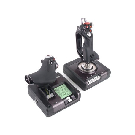 Logitech G G Saitek X52 Pro Flight Control System USB Simulazione di Volo (945-000003)