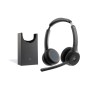 Cisco HS-WL-722-BUNAS-C cuffia e auricolare Wireless A Padiglione Ufficio Bluetooth Base di ricarica Nero