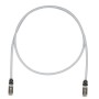 Panduit Cat6A S/FTP RJ-45 cavo di rete Grigio 0,5 m S/FTP (S-STP) (STP6X0.5MIG)