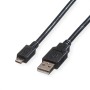 ROLINE 11.02.8752 cavo USB 1,8 m USB 2.0 USB A Micro-USB B Nero (RO11.02.8752)