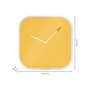 Leitz 90170019 orologio da parete Orologio da parete in quarzo Quadrato Giallo (90170019)