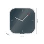 Leitz 90170089 orologio da parete Orologio da parete in quarzo Quadrato Nero (90170089)